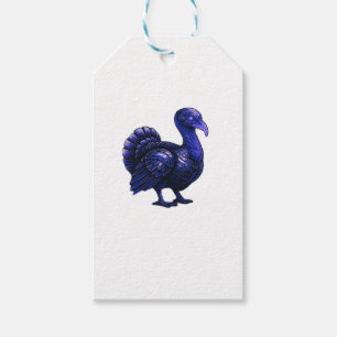 Distopian Turkey Thanksgiving Design Classic T-Shi Gift Tags