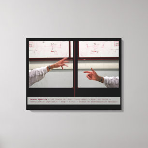 Distort Symmetry Fausse Symetrie Canvas