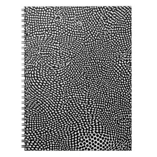 Distorted Dot Pattern Notebook