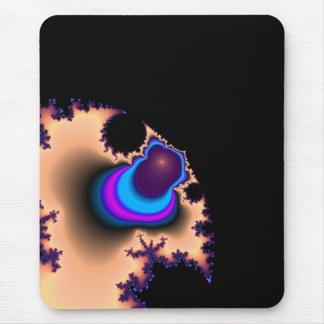 Distorted Earth Mouse Pad (Front)
