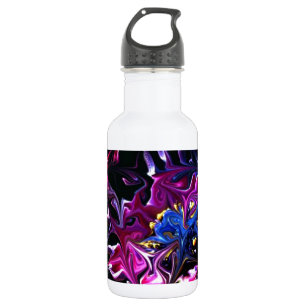 Distorted Flowers Art 532 Ml Water Bottle