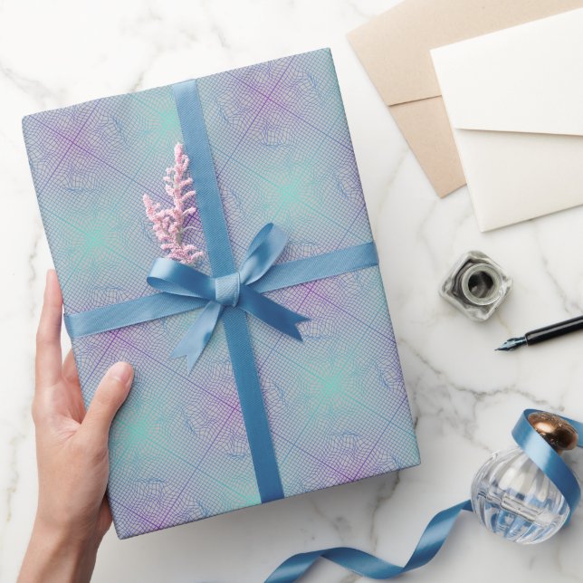 Distorted frame.01.w LGrey BG Wrapping Paper (Gifting)