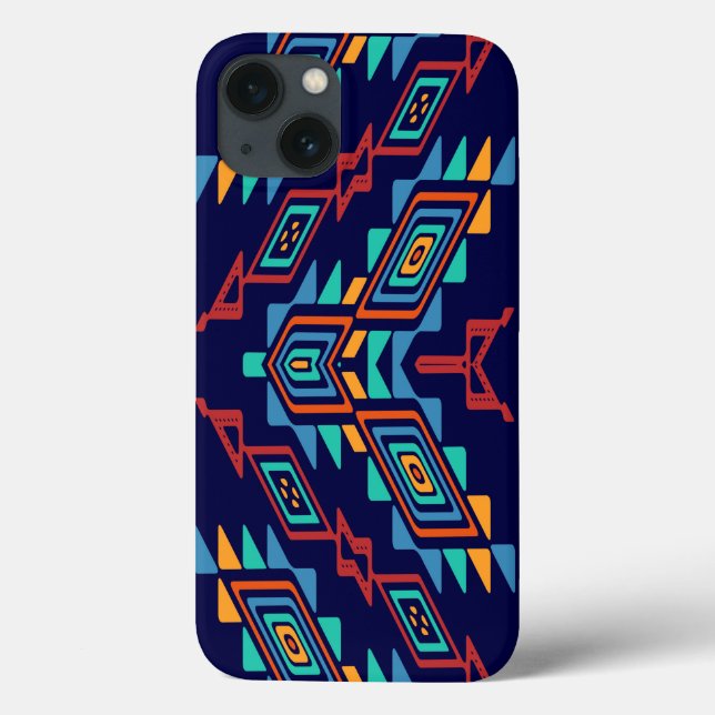 Distorted shapes abstract design Case-Mate iPhone case (Back)