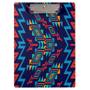 Distorted shapes abstract design clipboard