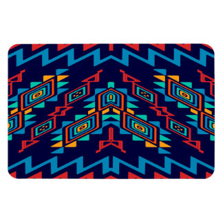 Distorted shapes abstract design magnet