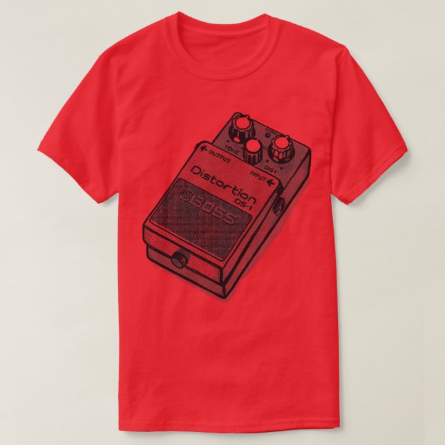 Distortion FX Pedal Original Design T-Shirt (Design Front)