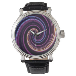 Distortion Two Light Design, Watch, Purple Watch