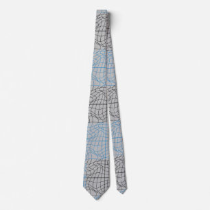 Distortion Wireframe 10 BBK.W OffWhite BG Tie