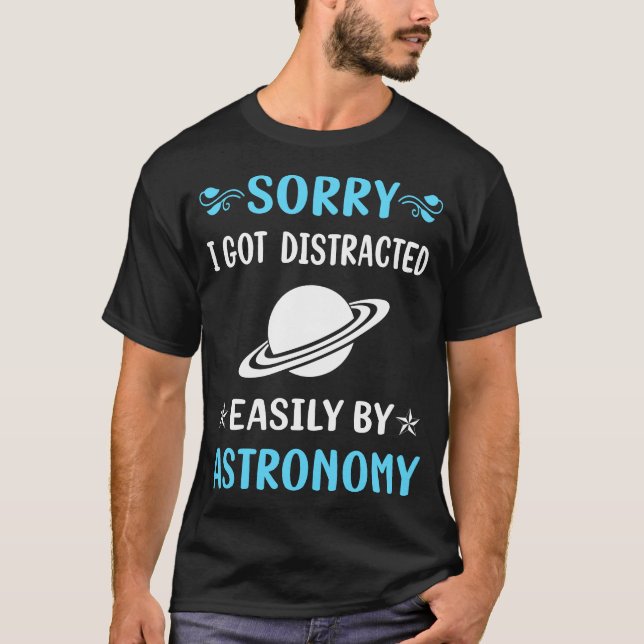 Distracted Astronomy T-Shirt (Front)