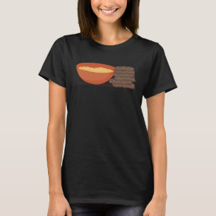Distracted by Falafel and Hummus Ironic Levant Foo T-Shirt