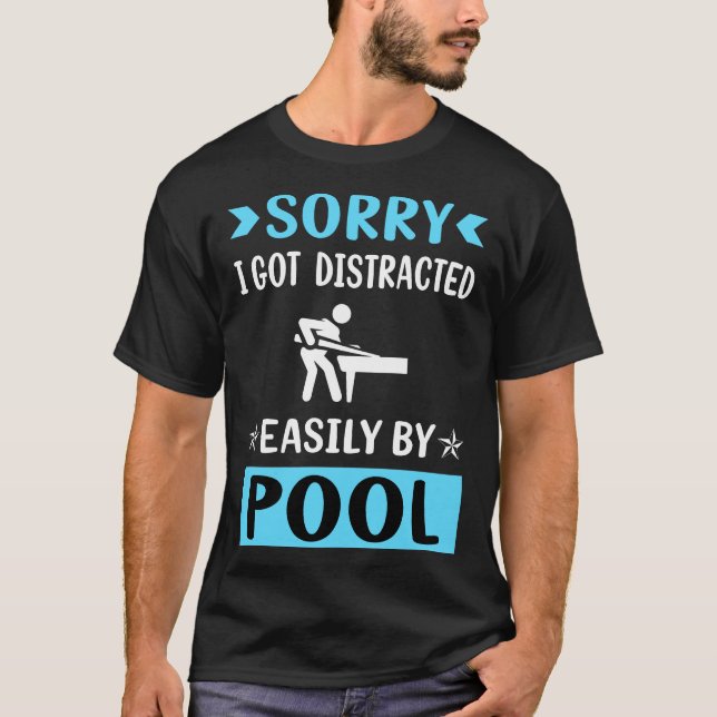 Distracted Pool T-Shirt (Front)