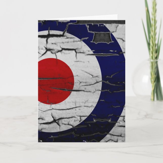 Distress Mod Target Symbol Card (Front)