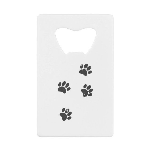 Distresse Dog Paw Tracks (Front)