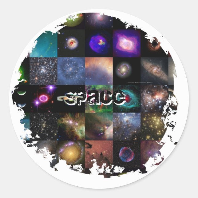 Distressed 2 Round Stickers (Front)