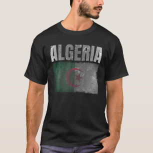Distressed Algeria Flag Graphic For Men Women Alge T-Shirt