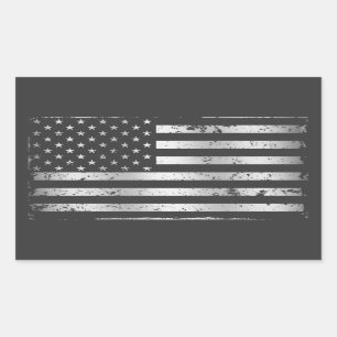 Distressed American Flag II Sticker
