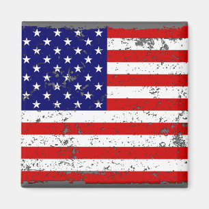Distressed American Flag Magnet