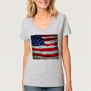 Distressed American Flag T-Shirt