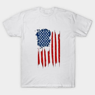 Distressed American Flag T-Shirt