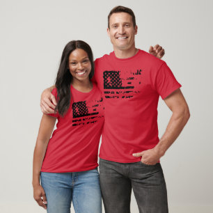 Distressed American Flag T-Shirt