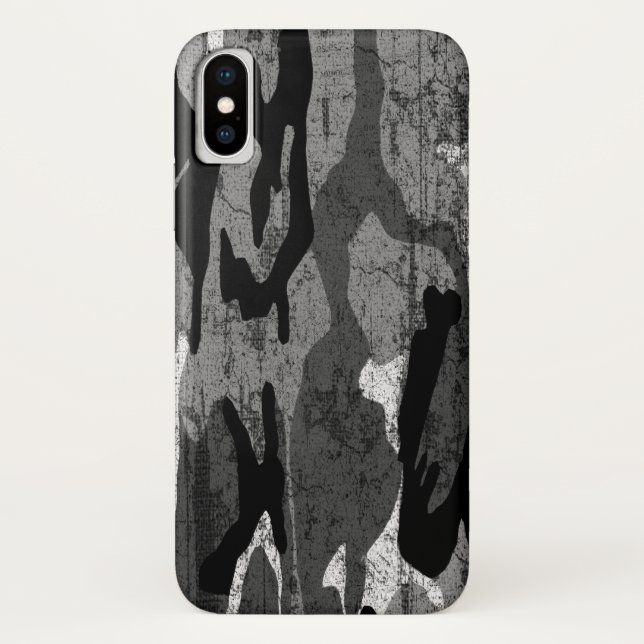 Distressed Arctic Camo Case-Mate iPhone Case (Back)