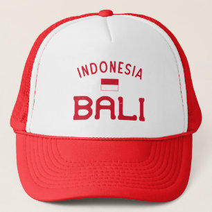 Distressed Bali Indonesia Trucker Hat