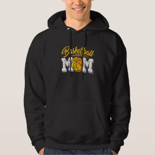 Distressed Basketball Mum Tee Women Mama Mummy Mot