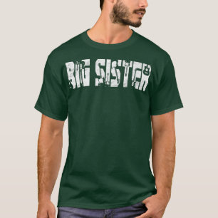 Distressed Best Big Sister Ever Guitar Lover Guita T-Shirt