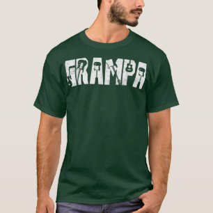 Distressed Best Grampa Ever Guitar Lover Guitarist T-Shirt