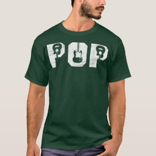 Distressed Best Pop Ever Guitar Lover Guitarist T-Shirt