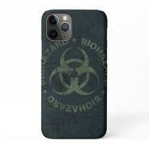Distressed Biohazard iPhone Case