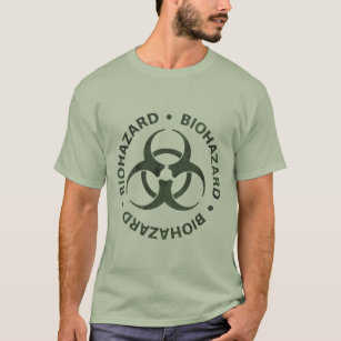 Distressed Biohazard Symbol T-Shirt