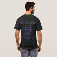 Distressed Biohazard Warning Shirt (backprint)