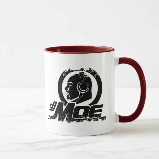 Distressed Border - 2-sided Ringer Mug (Right)