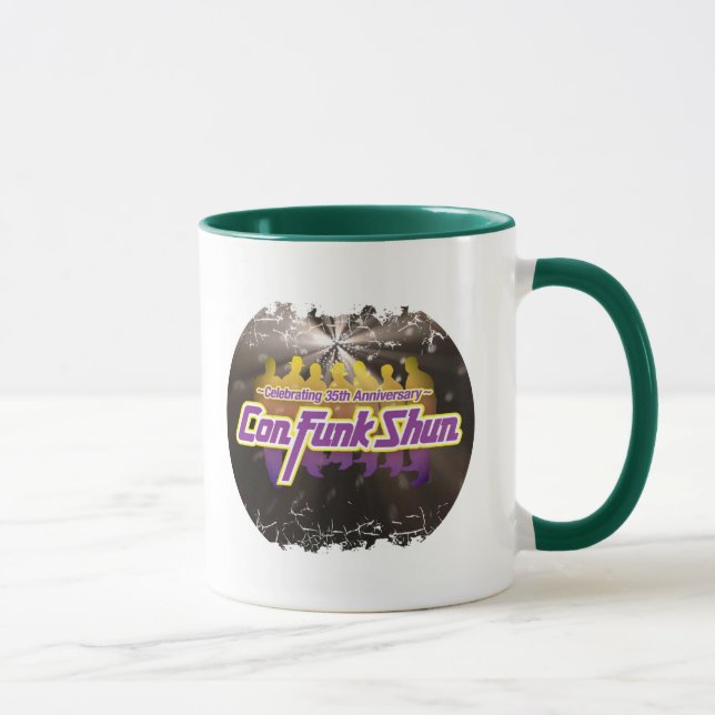 Distressed Border 2-sided Ringer Mug (Right)