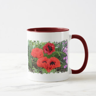 Distressed Border - 2-sided Ringer Mug