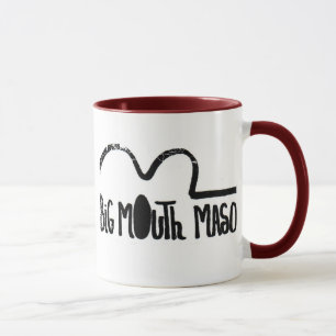 Distressed Border - 2-sided Ringer Mug