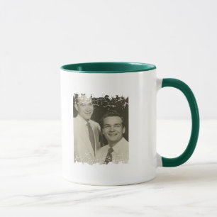 Distressed Border 2-sided Ringer Mug