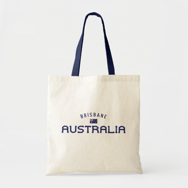 Distressed Brisbane Australia Tote Bag (Front)