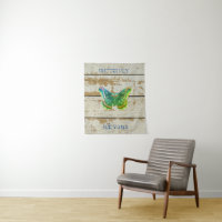 Distressed Butterfly Nirvana Wall Art Tapestry