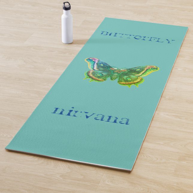 Distressed Butterfly Nirvana Yoga Mat (In Situ)