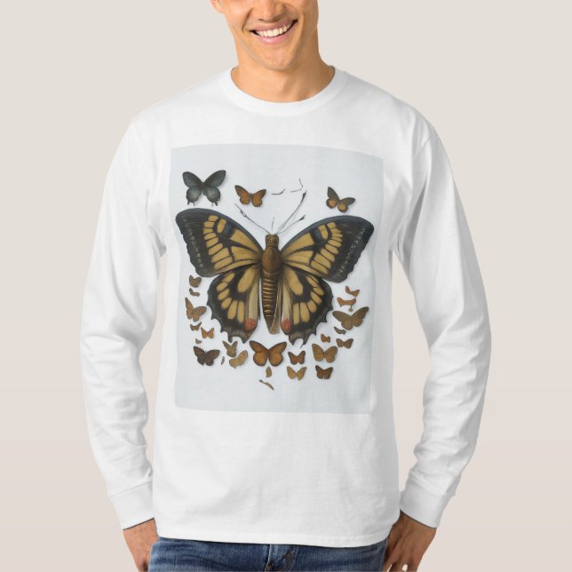 Distressed Butterfly T-shirt  (Front)