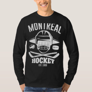 Distressed Canadien Retro Fan  Party Tailgate Game T-Shirt