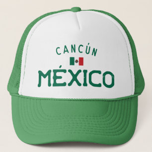 Distressed Cancún México (Cancun Mexico) Trucker Hat