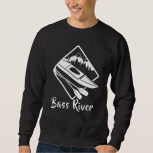 Distressed Cape Cod Massachusetts Bass River Denni Sweatshirt