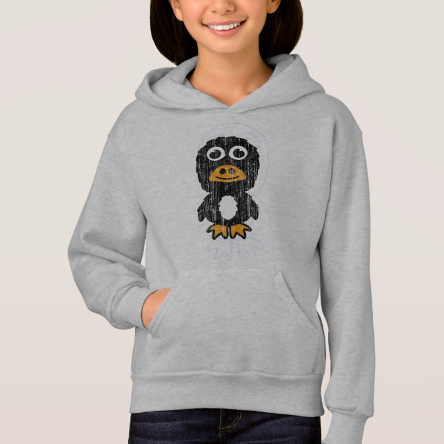 Distressed Cartoon Penguin (Front)