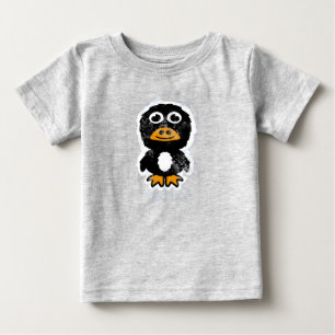 Distressed Cartoon Penguin 3 Baby T-Shirt