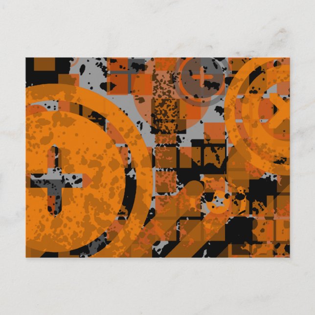distressed chex : postcard (Front)