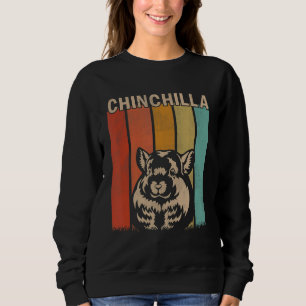 Distressed Chinchilla Men Women Kid Chinchilla R Sweatshirt