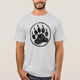 Distressed Classic and Cool Bear Paw T-Shirt